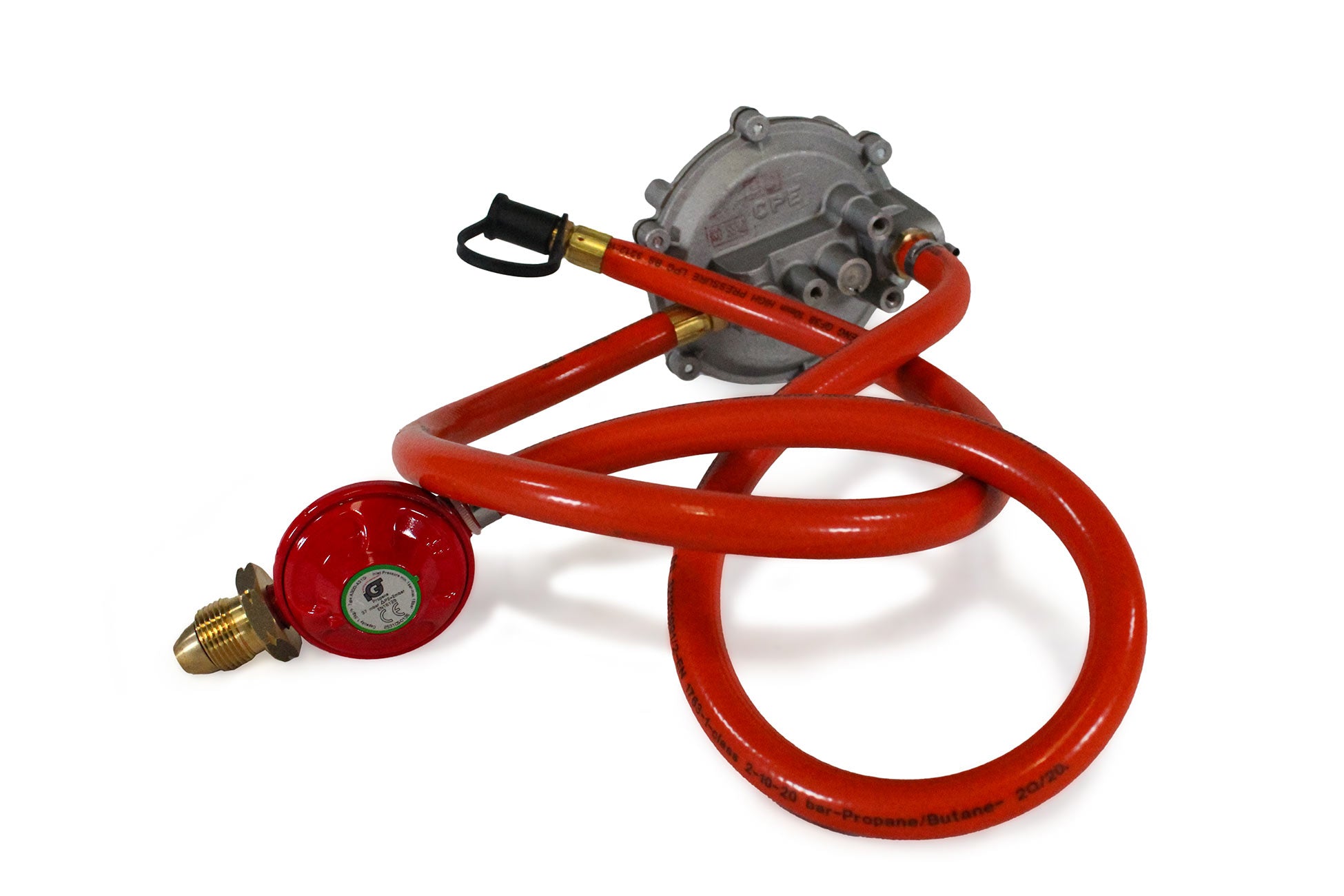 LPG Gas hose that is included with the Champion 2200 Watt LPG Dual Fuel Inverter Generator hose