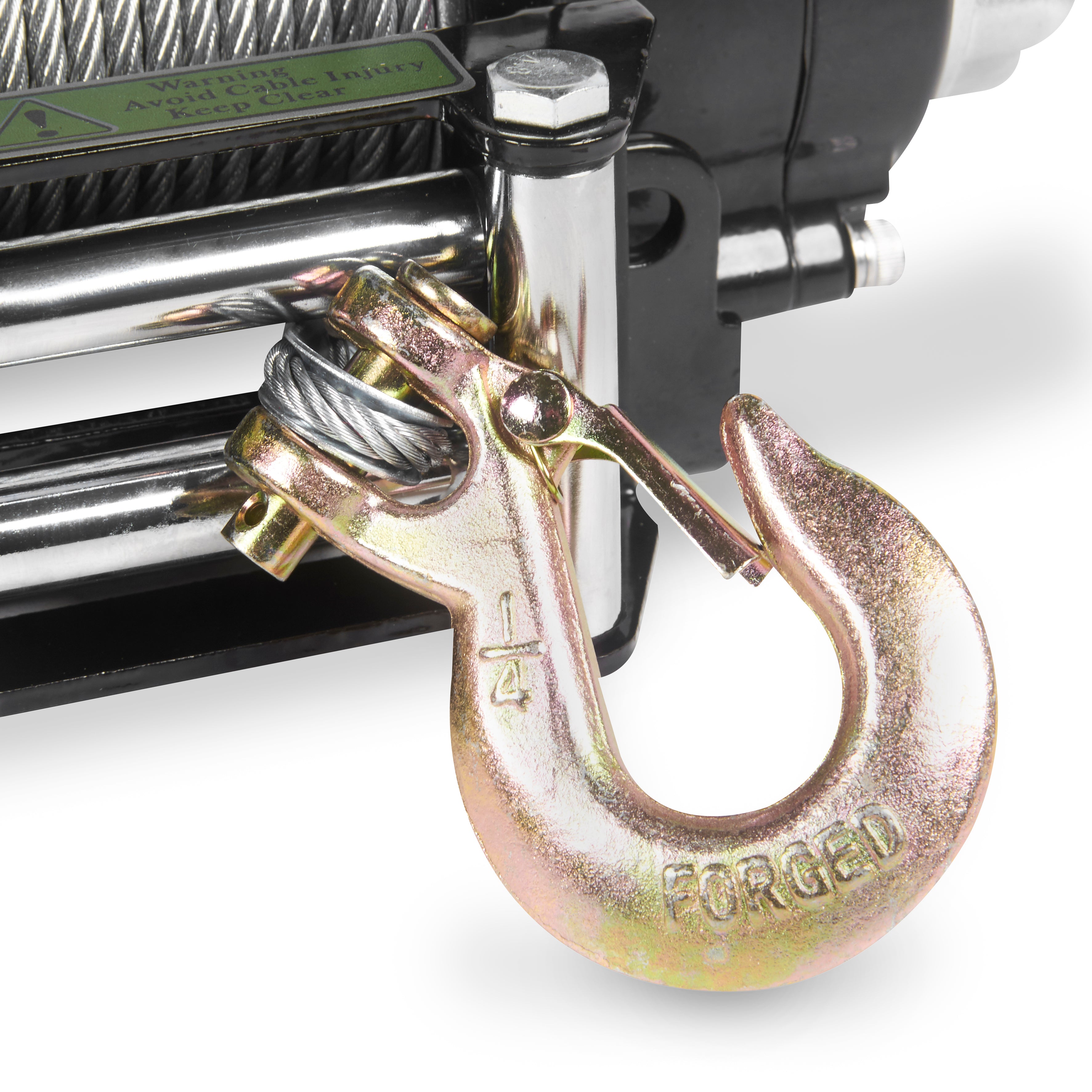 Warrior Ninja 2500lb Winch - 12v Steel Rope