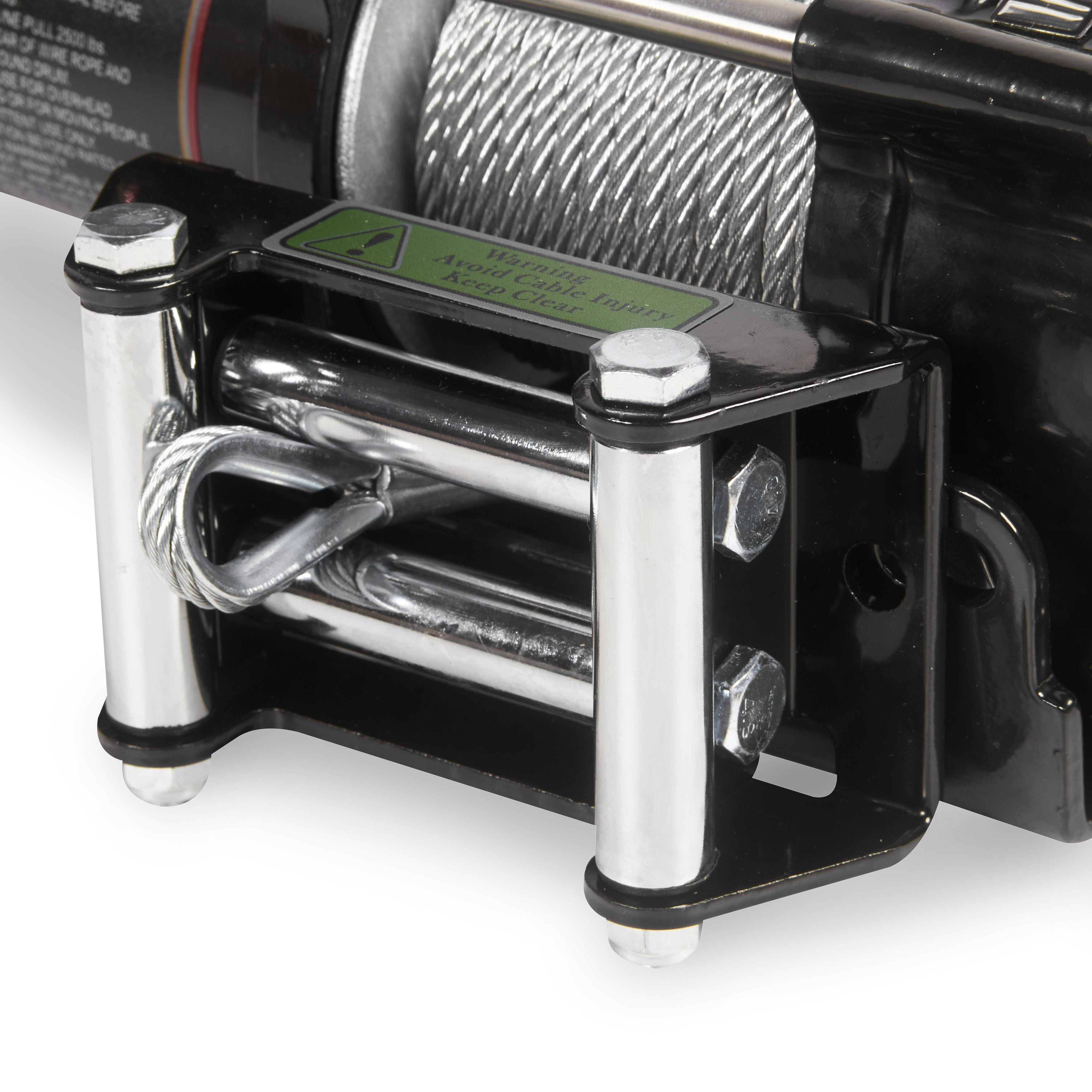 Warrior Ninja 2500lb Winch - 12v Steel Rope