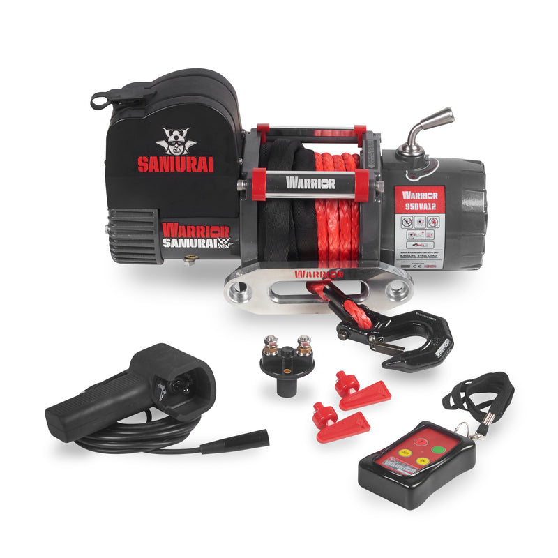 Warrior Samurai V2 Next Gen 9500lb Short Drum Winch
