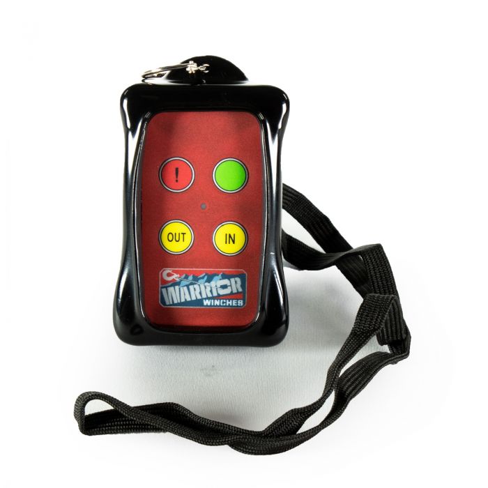 Warrior 14500 Samurai 12v Synthetic Rope Electric Winch wireless handset