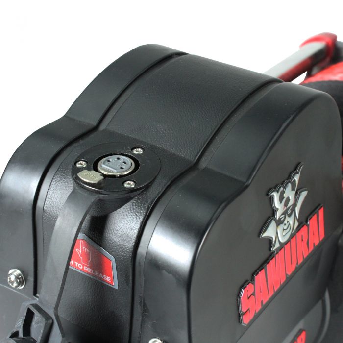 Warrior Samurai V2 Next Gen 12000lb Synthetic 12v Winch Solenoid Box