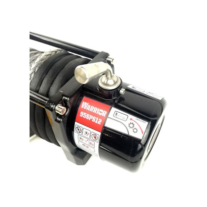 Warrior Spartan 9500 12v Electric Winch with Synthetic Rope