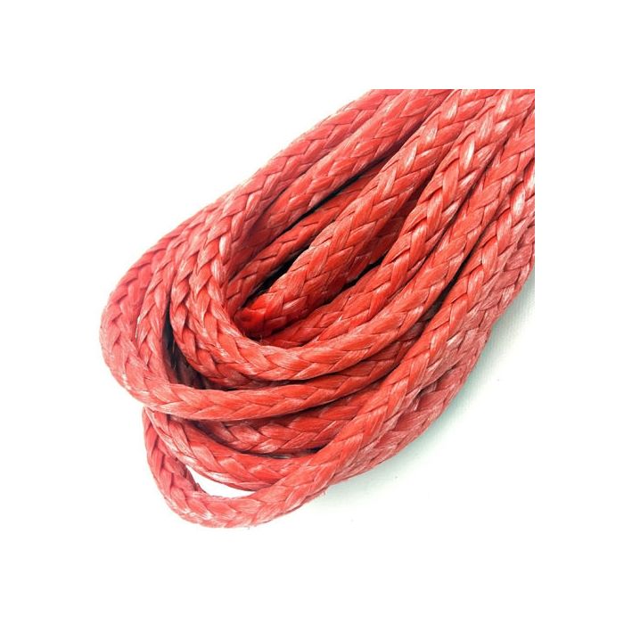 6mm x 15m Armortek Synthetic Rope with hook and thimble
