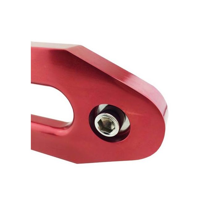 Warrior Branded Red Hawse Fairlead - 255mm Hole Centres bolt