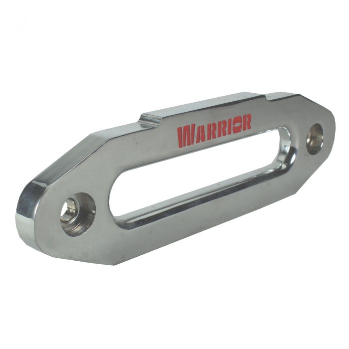 Warrior Branded Silver Hawse Fairlead - 255mm Hole Centres front side view