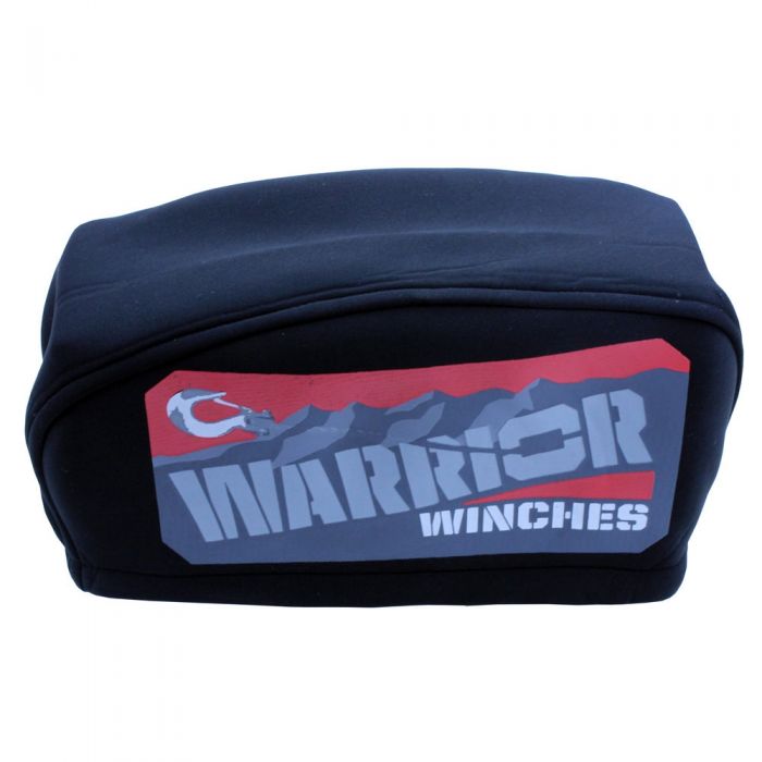 Warrior Neoprene Winch Cover up to 4500lb front close up
