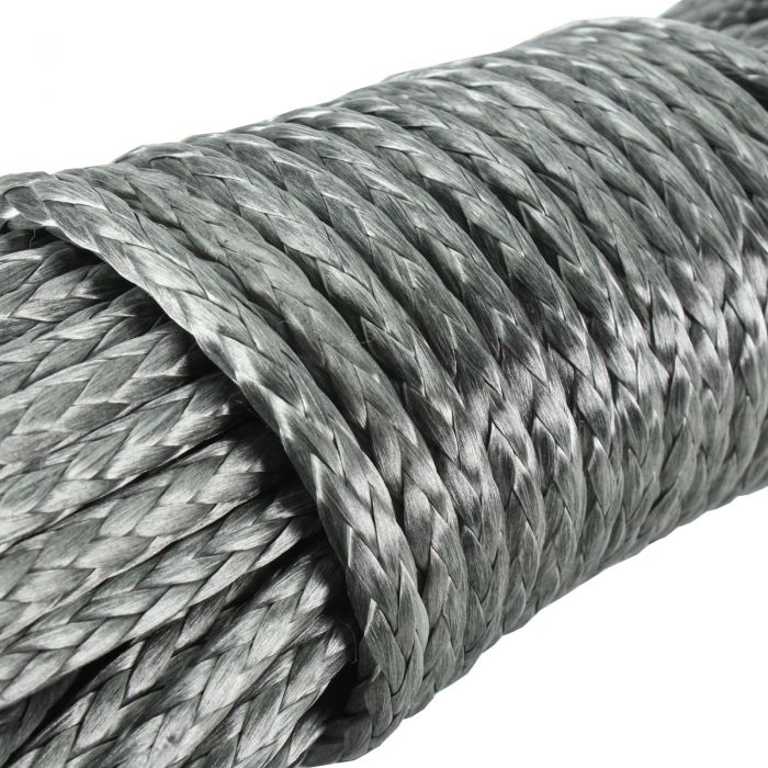 Warrior Black Edition Synthetic Winch Rope 8mm x 30m