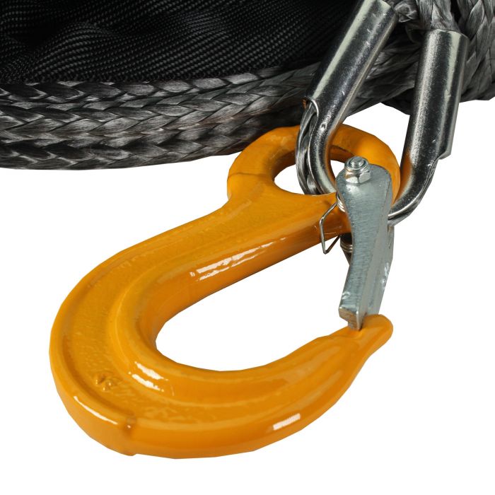Warrior Black Edition Synthetic Winch Rope 8mm x 30m