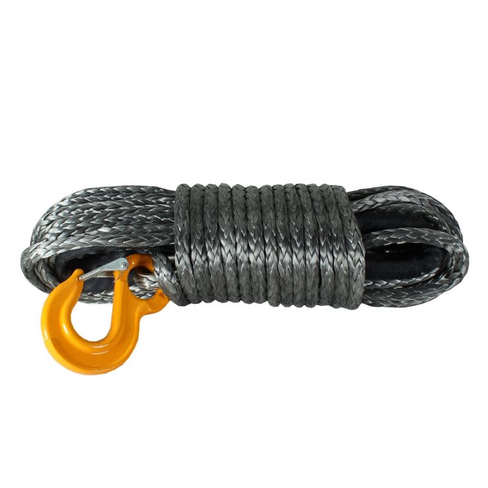 Warrior Black Edition Synthetic Winch Rope 12mm x 30m