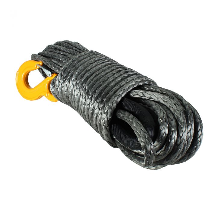 Warrior Black Edition Synthetic Winch Rope 12mm x 30m