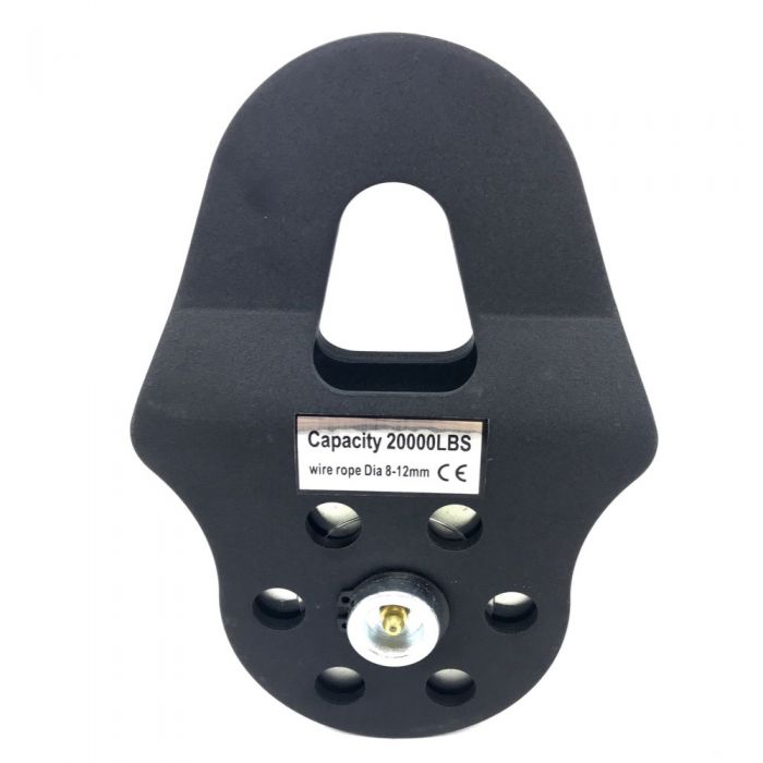 Warrior PBK200 Black Edition 20000lb Swing Away Pulley Block front view
