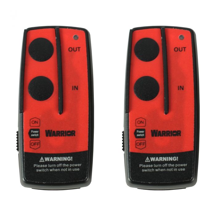Wireless Control to Suit Warrior Winches with Metal Socket handset pair