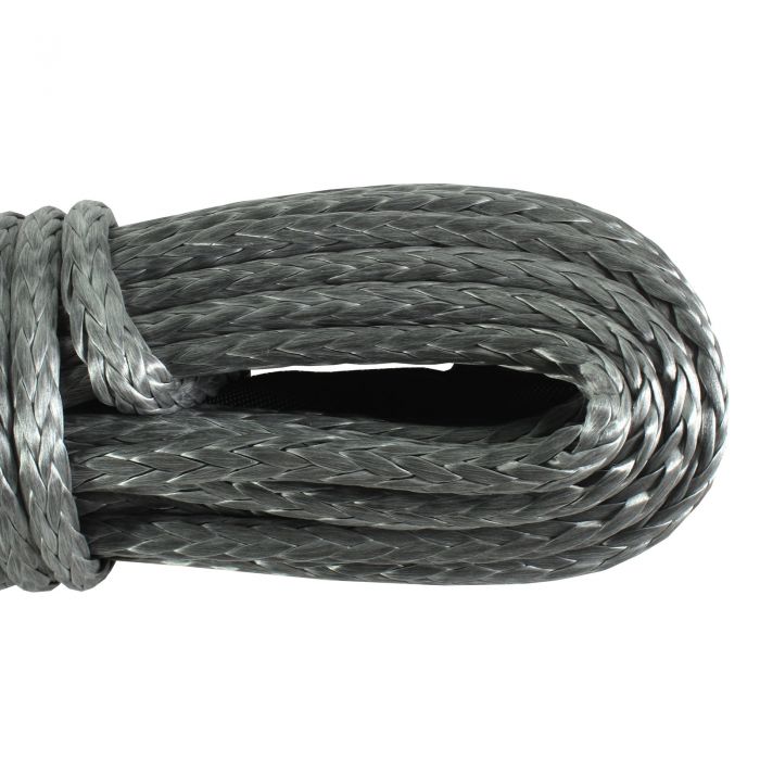 Warrior Black Edition Synthetic Winch Rope 10mm x 30m