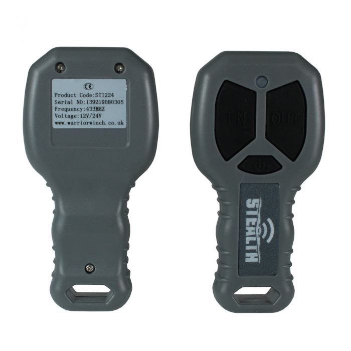 Stealth Branded Wireless Control System handset close up