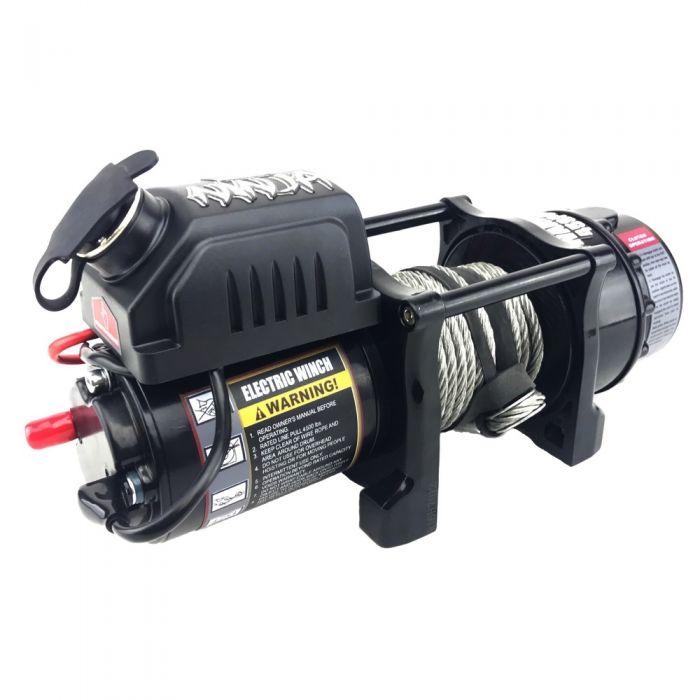 Warrior Ninja 4500 24v Electric Winch - Hoist rear view