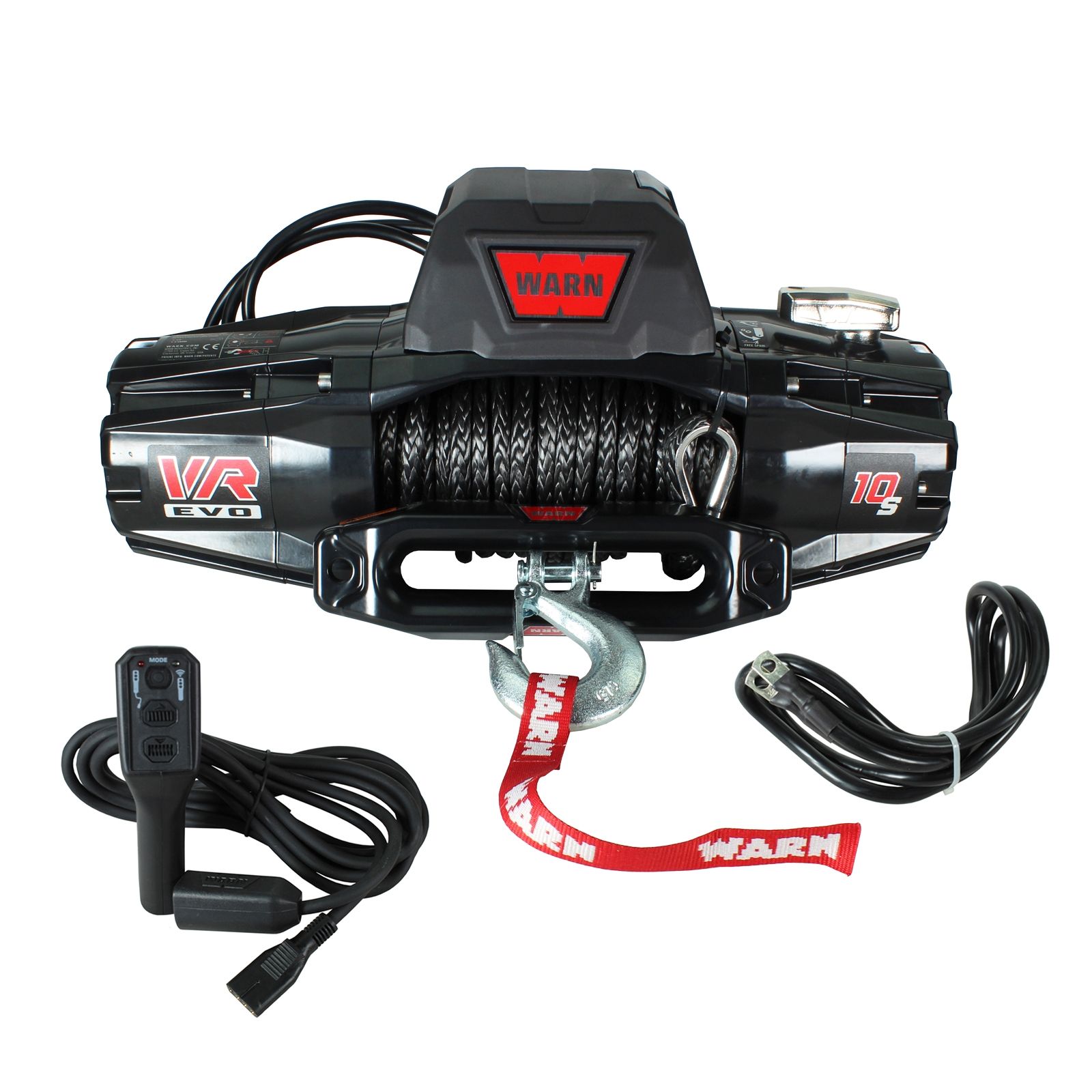 Warn VR Evo 10 12v Steel Rope Electric Winch with Wireless overview