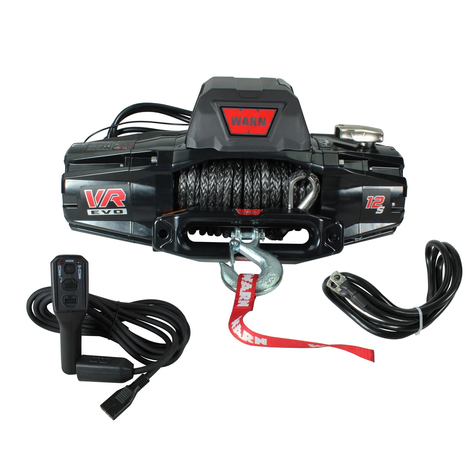 Warn VR Evo 12 12v Steel Rope Electric Winch with Wireless overview
