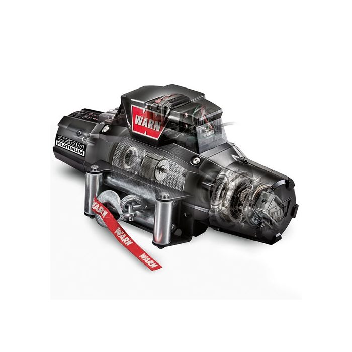 Warn Zeon Platinum 10 12v Electric Winch with Steel Rope internals 
